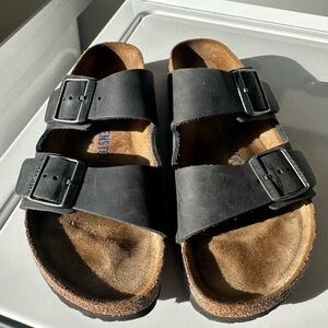 Unisex Birkenstocks Soft Footbed Arizona Black